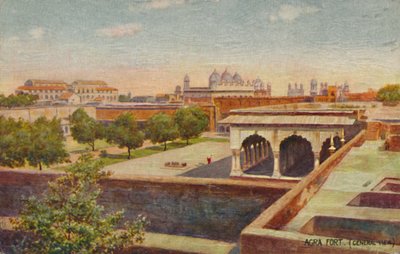 Fort van Agra. Algemeen overzicht door Unbekannt