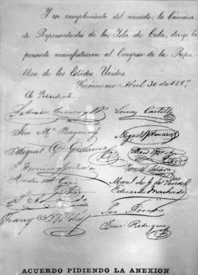Overeenkomst voor annexatie, 1869, 1920s door Unbekannt