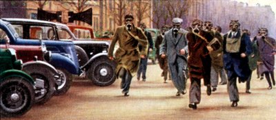 Luchtbeschermingsmaatregelen, sigarettenkaart, Brits, 1938 door Unbekannt