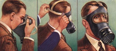 Luchtalarm Voorzorgsmaatregelen, sigarettenkaart, Brits, 1938 door Unbekannt