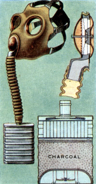 Luchtalarm Voorzorgsmaatregelen, sigarettenkaart, Brits, 1938 door Unbekannt