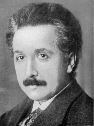 Albert Einstein 1879-1955, Duits-Zwitsers wiskundige en theoretisch natuurkundige, ca. 1920 door Unbekannt