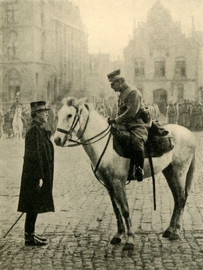 Albert I van België, Eerste Wereldoorlog, 1914, c1920 door Unbekannt