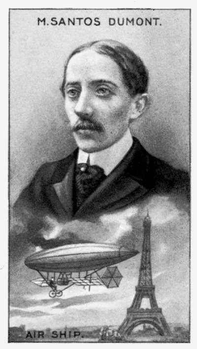 Alberto Santos-Dumont, Braziliaanse luchtvaartpionier, ca. 1924 door Unbekannt