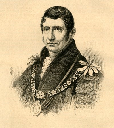 Wethouder Waithman, van een authentiek portret, 1897 door Unbekannt