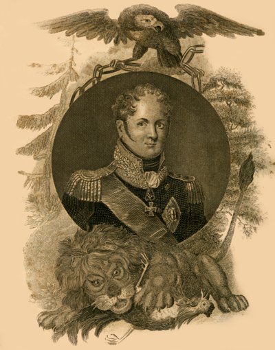 Alexander Keizer van Rusland, 1777-1825, 1816 door Unbekannt