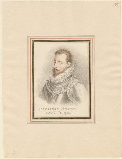 Alexander Farnese, hertog van Parma door Unbekannt