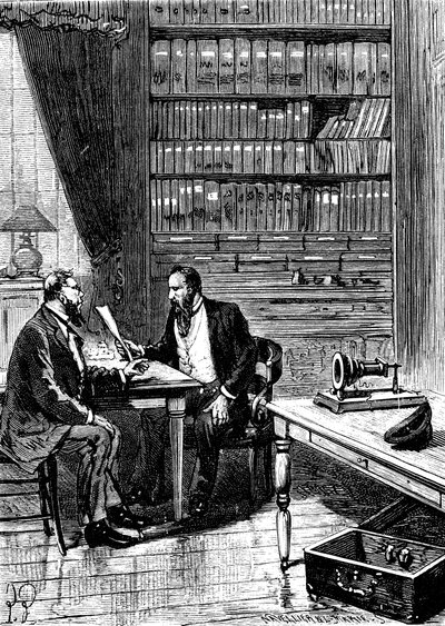 Alexander Graham Bell 1847-1922, Schots-Amerikaanse uitvinder, 1876 door Unbekannt