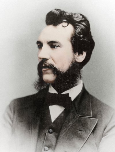 Alexander Graham Bell, Schots-Amerikaanse uitvinder, 19e eeuw door Unbekannt