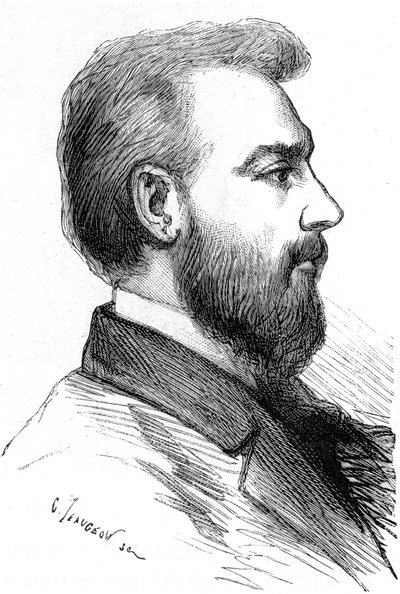 Alexander Graham Bell, Schots-Amerikaanse uitvinder, ca. 1880 door Unbekannt