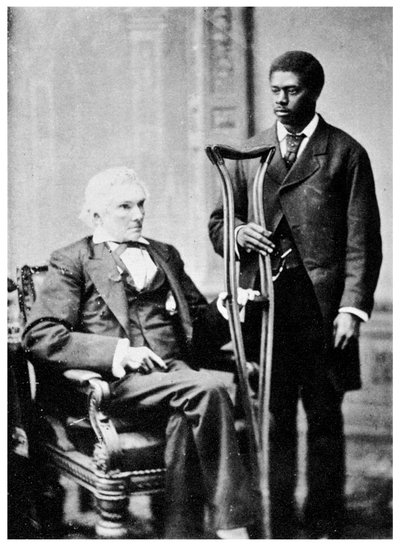 Alexander H. Stephens, Amerikaanse politicus, en een dienaar, ca. 1870s 1955 door Unbekannt