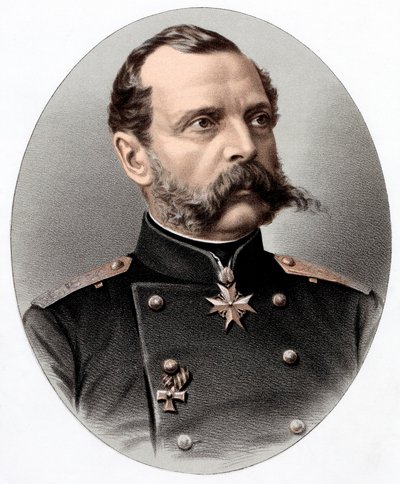 Alexander II 1818-1881, Tsaar van Rusland vanaf 1855, c1880 door Unbekannt