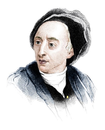 Alexander Pope, Engelse dichter van het begin van de achttiende eeuw, c1850 door Unbekannt