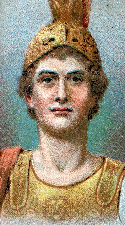 Alexander de Grote 356-323 v.Chr., 1924 door Unbekannt