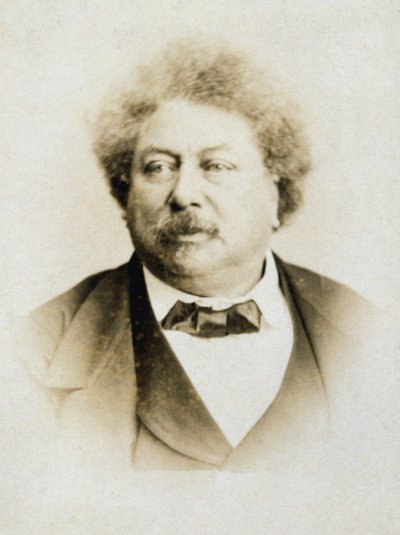 Alexandre Dumas de Oudere, Franse romanschrijver en toneelschrijver, c1850-1870 door Unbekannt