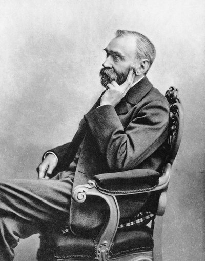 Alfred Berhard Nobel, ca. 1880s door Unbekannt
