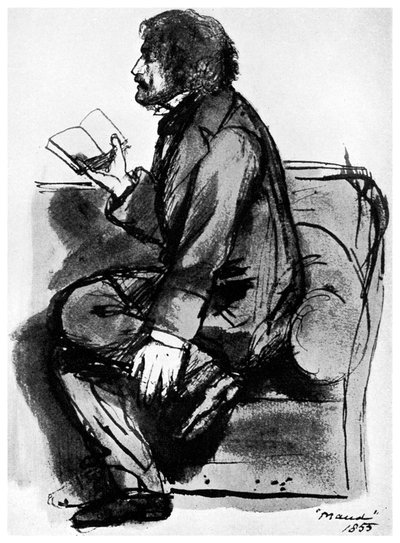Alfred, Lord Tennyson, Britse dichter, 1855 1956 door Unbekannt