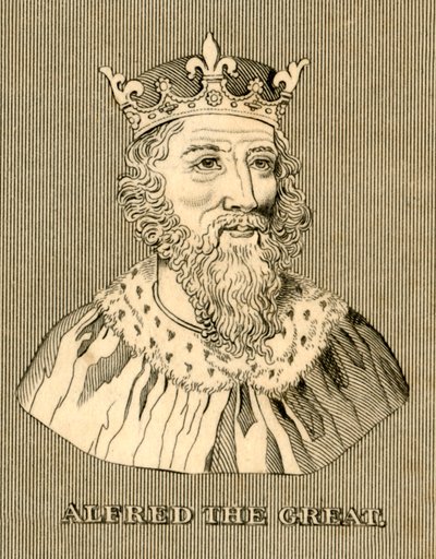 Alfred de Grote, c847-899, 1830 door Unbekannt