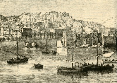 Algiers, vanaf de zee door Unbekannt