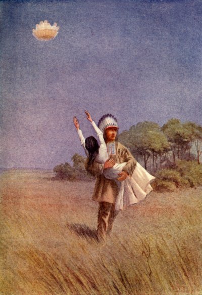 Algon brengt de Gevangen Maagd naar zijn Lodge, 1914 door Unbekannt