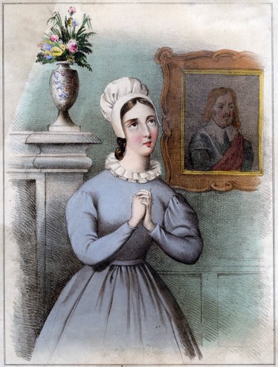 Alice Bridgenorth, een personage in Walter Scotts roman Peveril of the Peak, 19e eeuw door Unbekannt