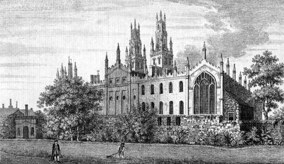 All Souls College, Universiteit van Oxford door Unbekannt