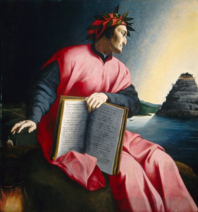 Allegorisch portret van Dante, late 16e eeuw door Unbekannt