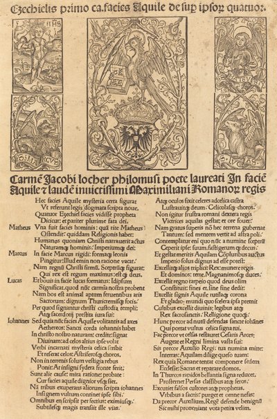 Allegorie van de adelaar en keizer Maximiliaan I, 1497 door Unbekannt