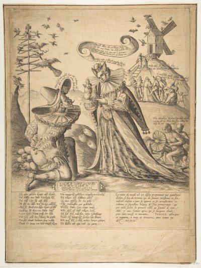 Allegorie op ijdelheid door Unbekannt