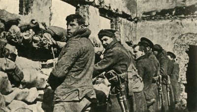 Geallieerde soldaten in Vlaanderen, Eerste Wereldoorlog, 1915 door Unbekannt