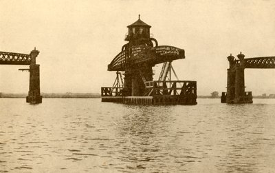 Alloa draaibrug, 1930 door Unbekannt