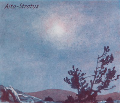 Alto-Stratus - Een dozijn van de belangrijkste wolkenvormen in de lucht, 1935 door Unbekannt