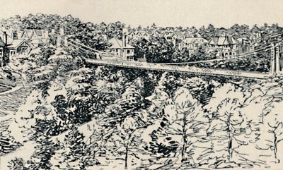Alum Chine Hangbrug, 1929 door Unbekannt