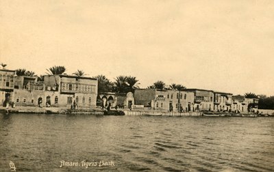 Amara, Tigris-oever, ca. 1918-ca. 1939 door Unbekannt