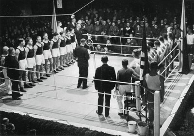 Amateur bokswedstrijd tussen Duitsland en Polen, 1936 door Unbekannt