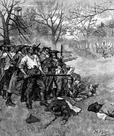 Amerikaanse Onafhankelijkheidsoorlog, 1775, 1875 door Unbekannt