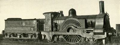 Een achtvoeter gemarkeerd voor de verlaten weg - Caledonian Railway, ca. 1930 door Unbekannt