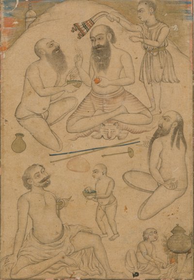 Een Kampement van Yogis, ca. 1660 door Unbekannt