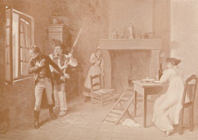 Een episode van de Witte Terreur, 1815 door Unbekannt