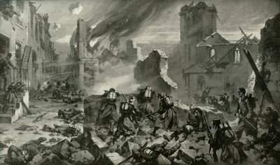 Een incident in de veldslagen van de Maas, 1919 door Unbekannt