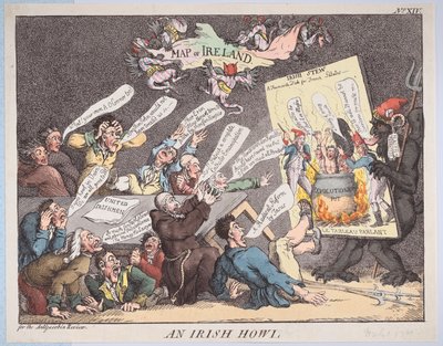 Een Ierse huil, 1 maart 1799 door Unbekannt