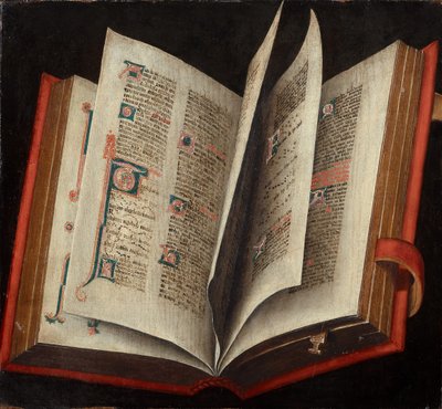 Een geopend liturgisch boek door Unbekannt
