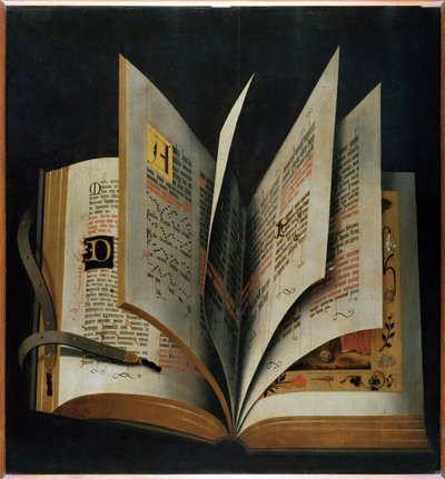 Een geopend liturgisch boek door Unbekannt