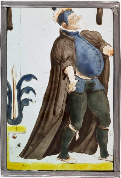 Een acteur die declameert, ca. 1600 door Unbekannt