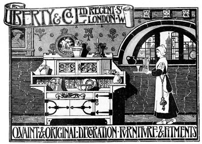 Een advertentie voor Liberty and Co Ltd, 1898 door Unbekannt