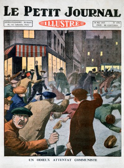 Een afschuwelijke communistische aanval, 1925 door Unbekannt