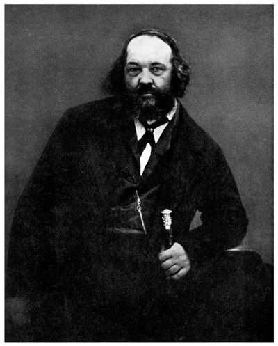 Anarchisme: Mikhail Bakunin, Russische anarchist, 19e eeuw, 1956 door Unbekannt