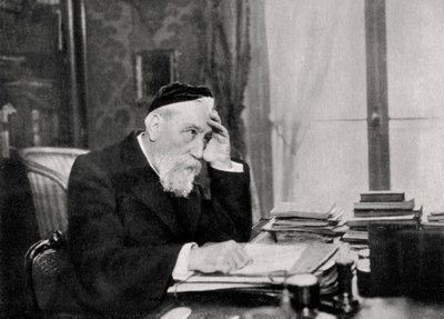 Anatole France, Franse schrijver, 1903 door Unbekannt