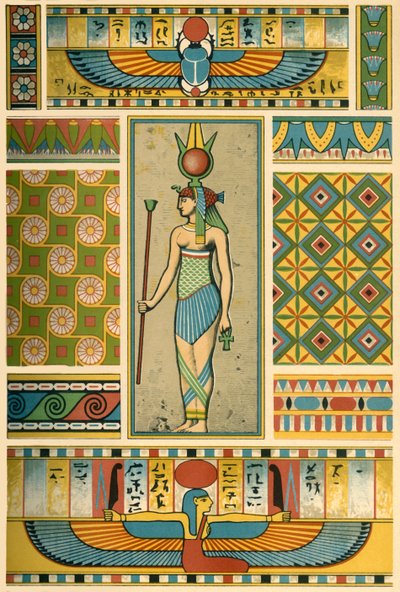 Oude Egyptische decoratie door Unbekannt