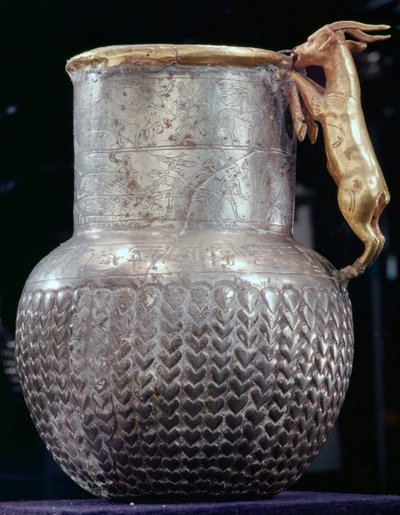 Oude Egyptische pot uit de tijd van Ramses II, 13e eeuw v.Chr. door Unbekannt